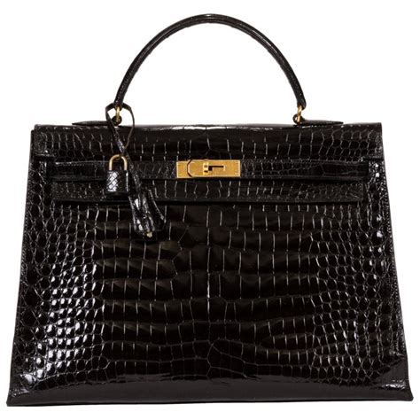 black hermes kelly|hermes kelly bag vintage price.